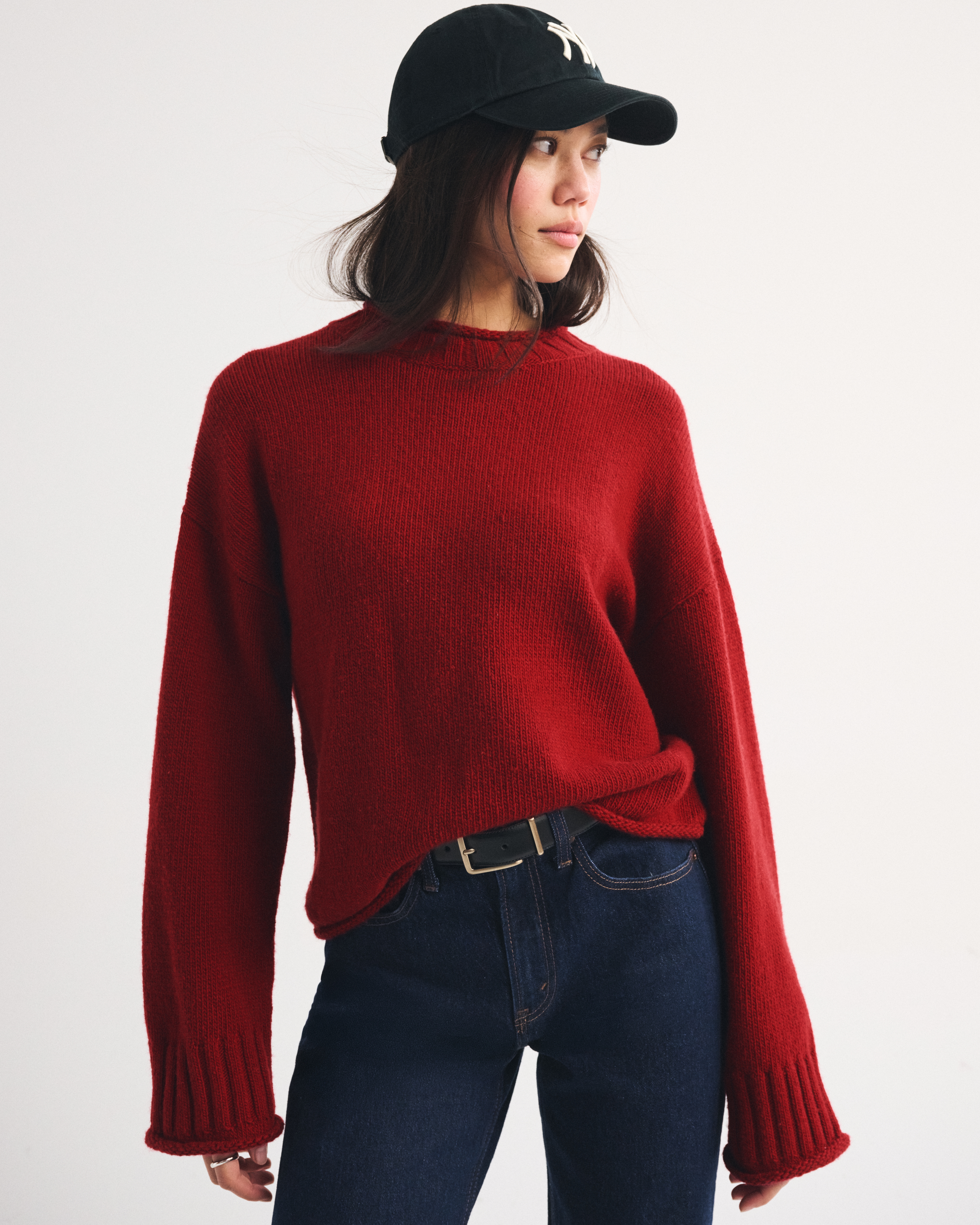 Abercrombie & Fitch Rollneck Crew Sweater