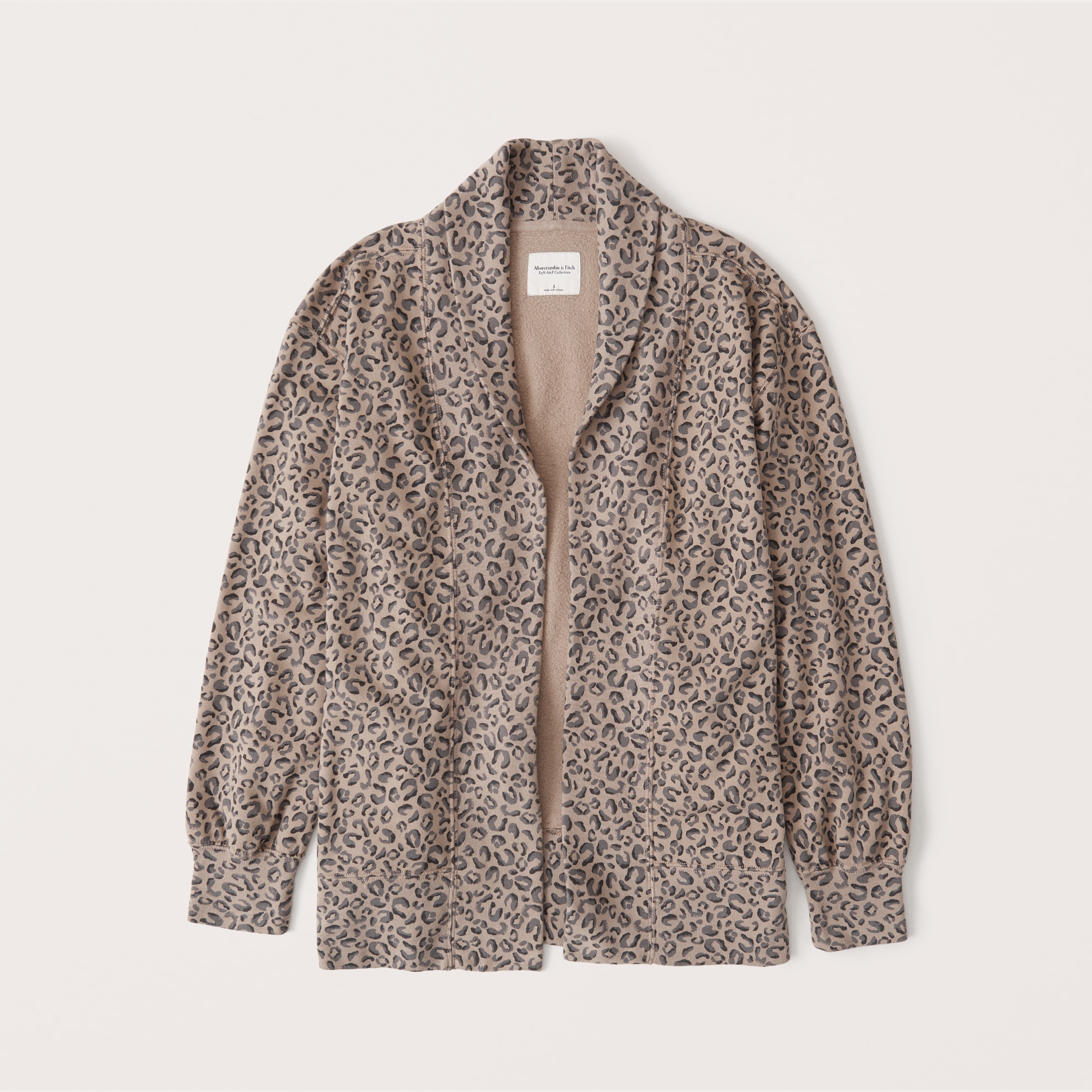 abercrombie shawl open front cardigan