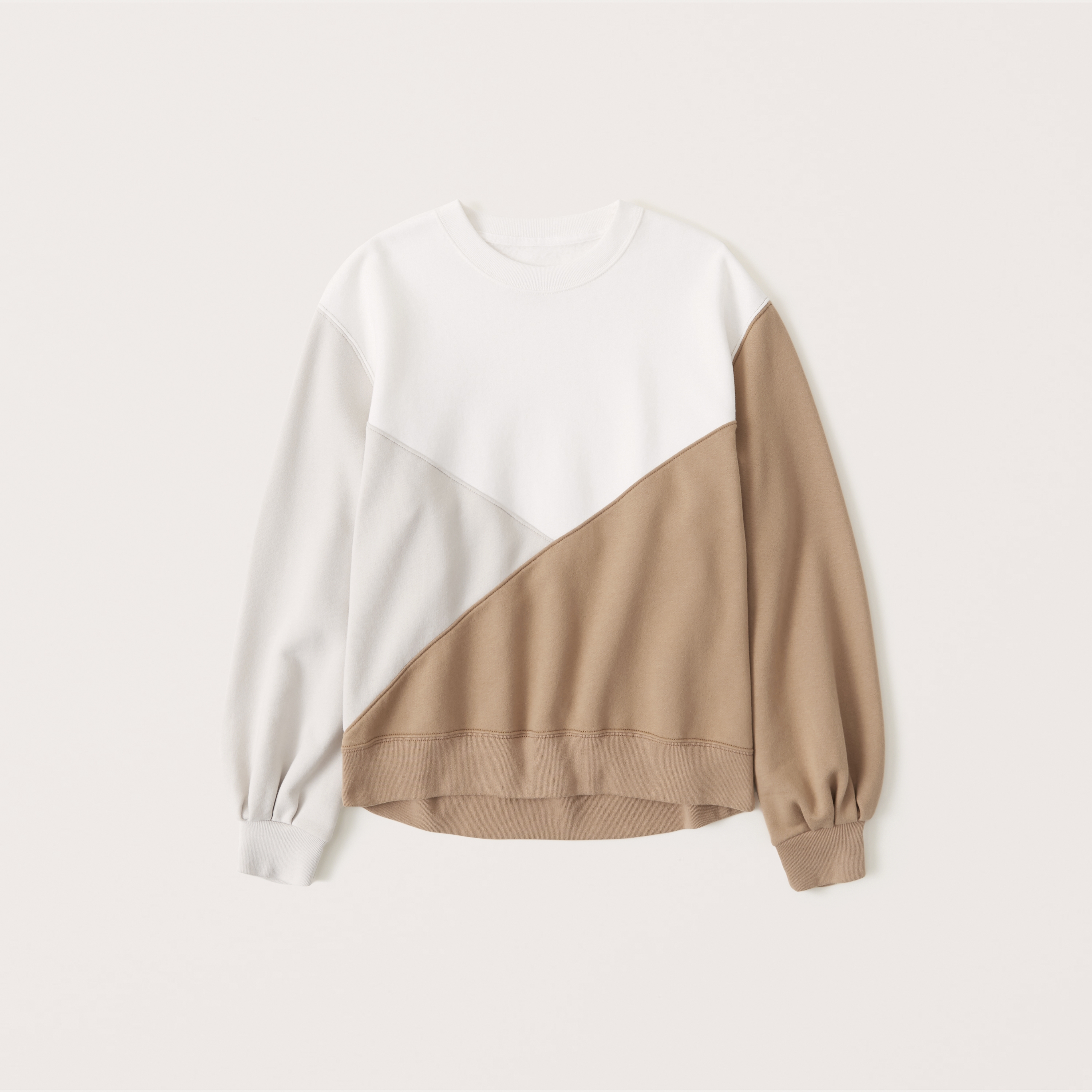 abercrombie colorblock sweatshirt