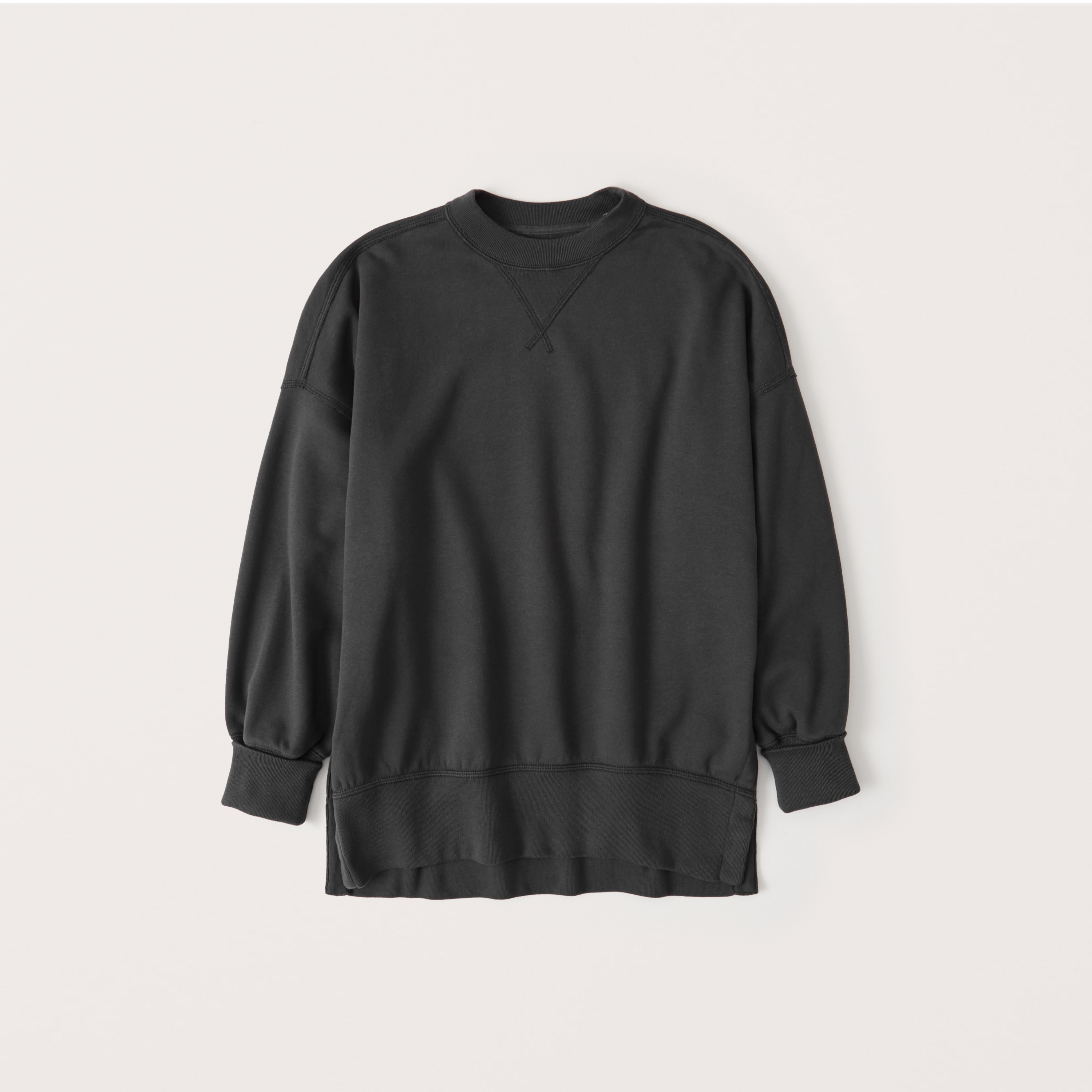 soft a&f crew sweatshirt