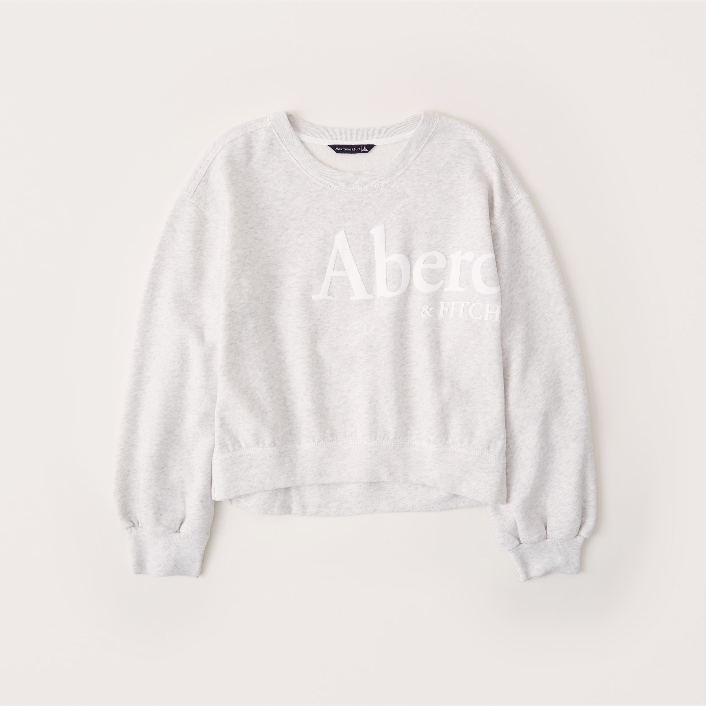 soft a&f crew sweatshirt