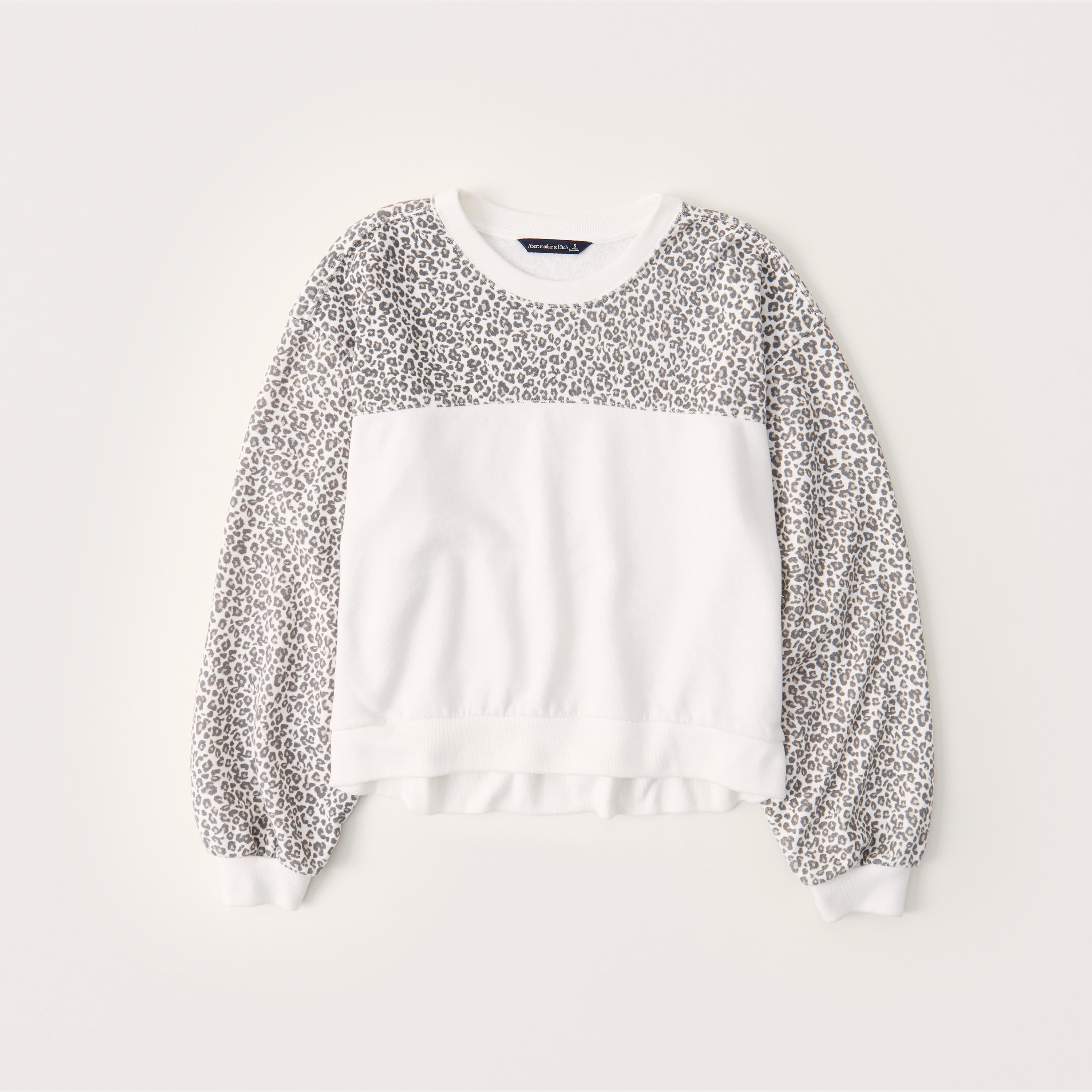 soft a&f crew sweatshirt