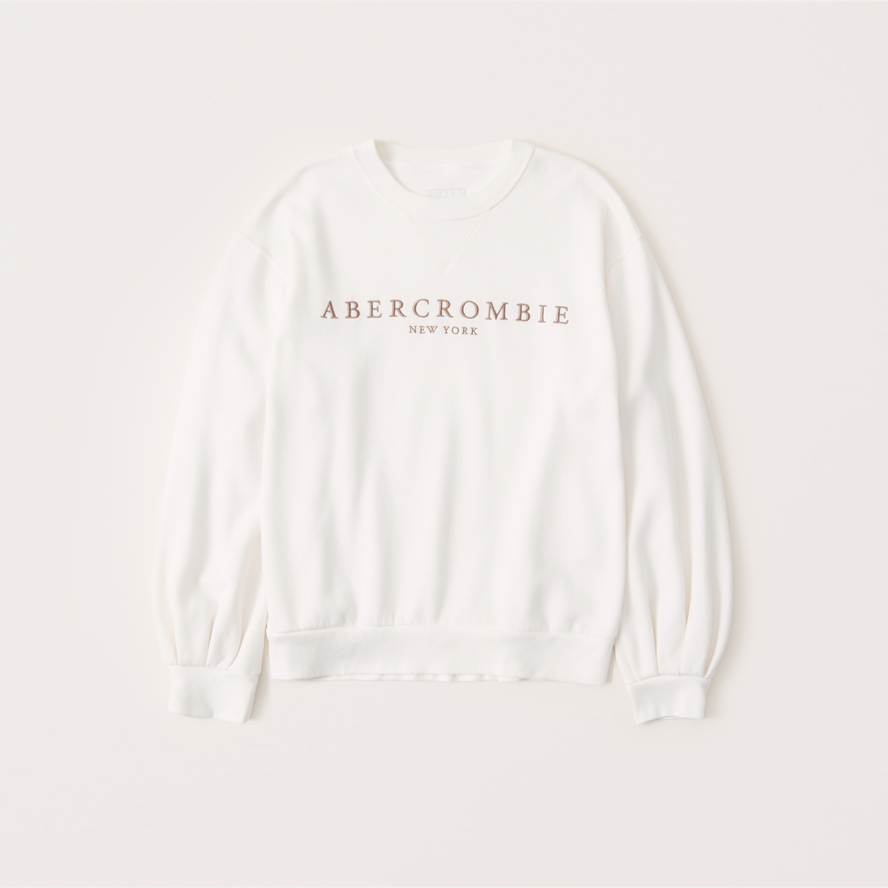 abercrombie and fitch white sweater