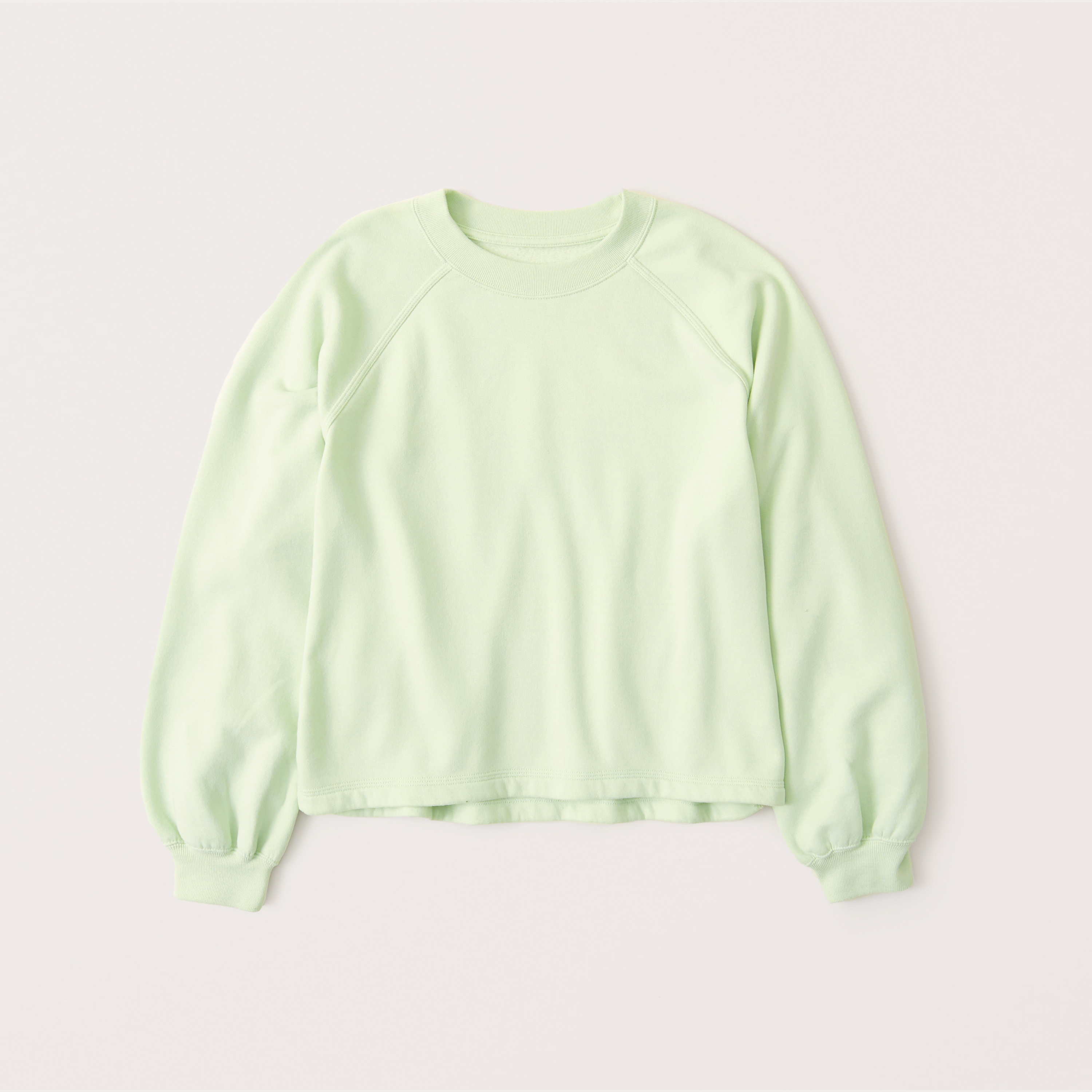 soft a&f crew sweatshirt