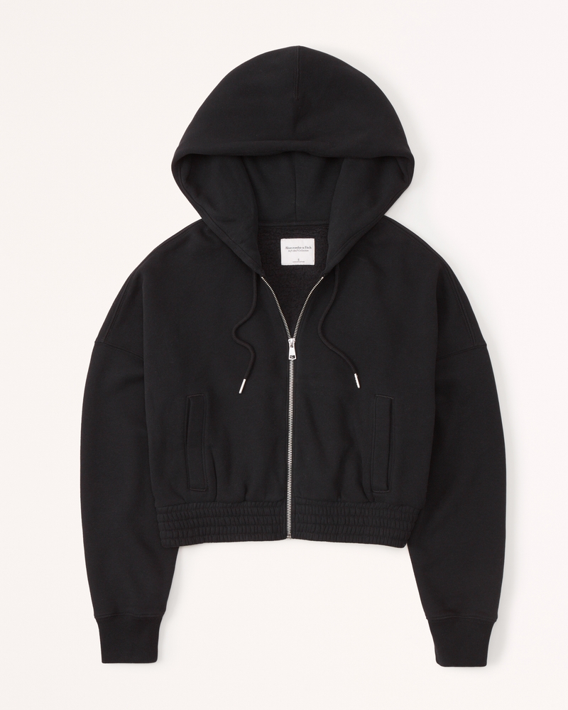 Abercrombie Essential SoftAF Max Cinched Full-Zip