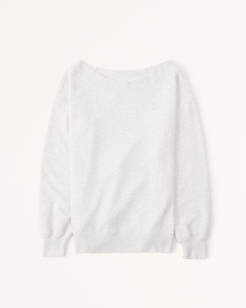Women's LuxeLoft Oversized Spliced Crew Sweater Women's New Arrivals