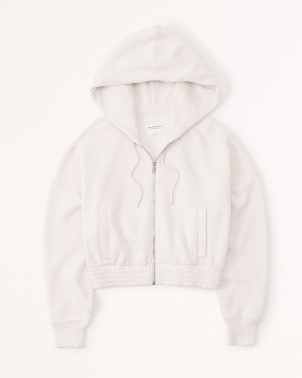 Essential Mini Sunday Hooded Full-Zip, Cream