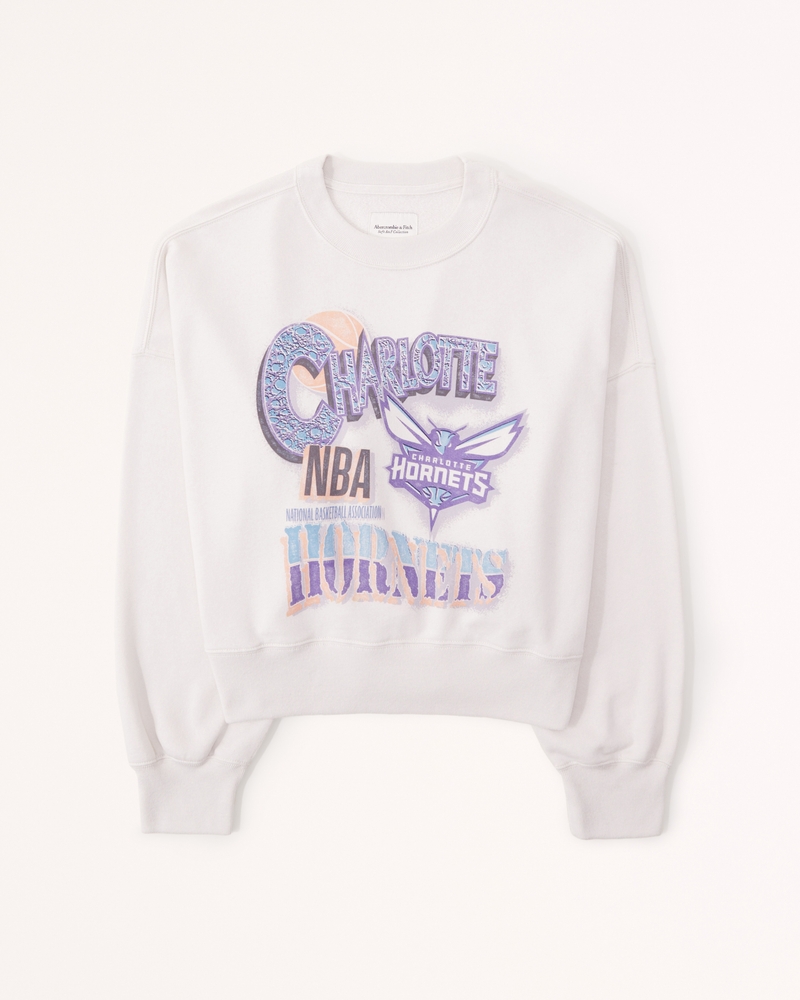 Charlotte hornets best sale crewneck sweatshirt