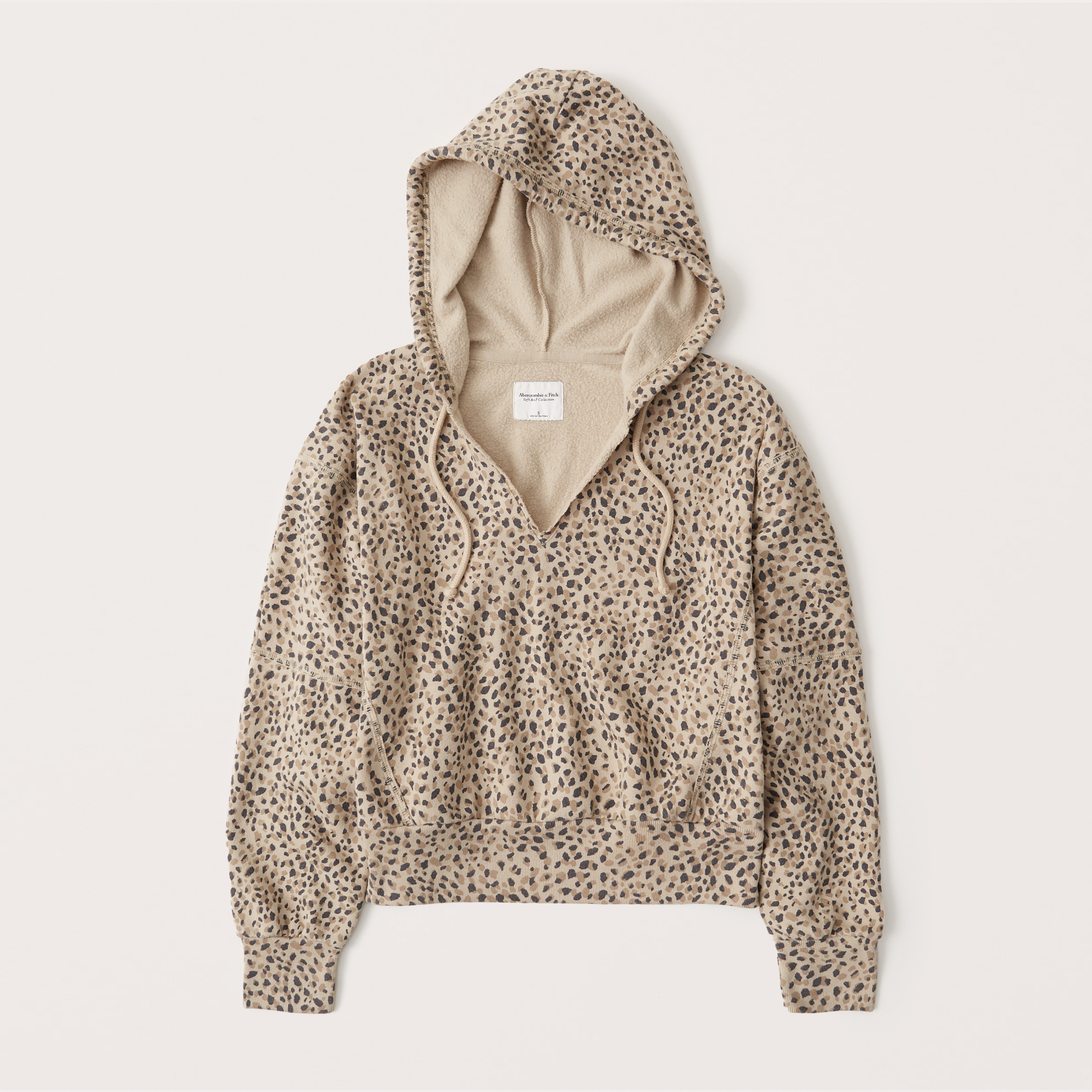 abercrombie leopard sweatshirt