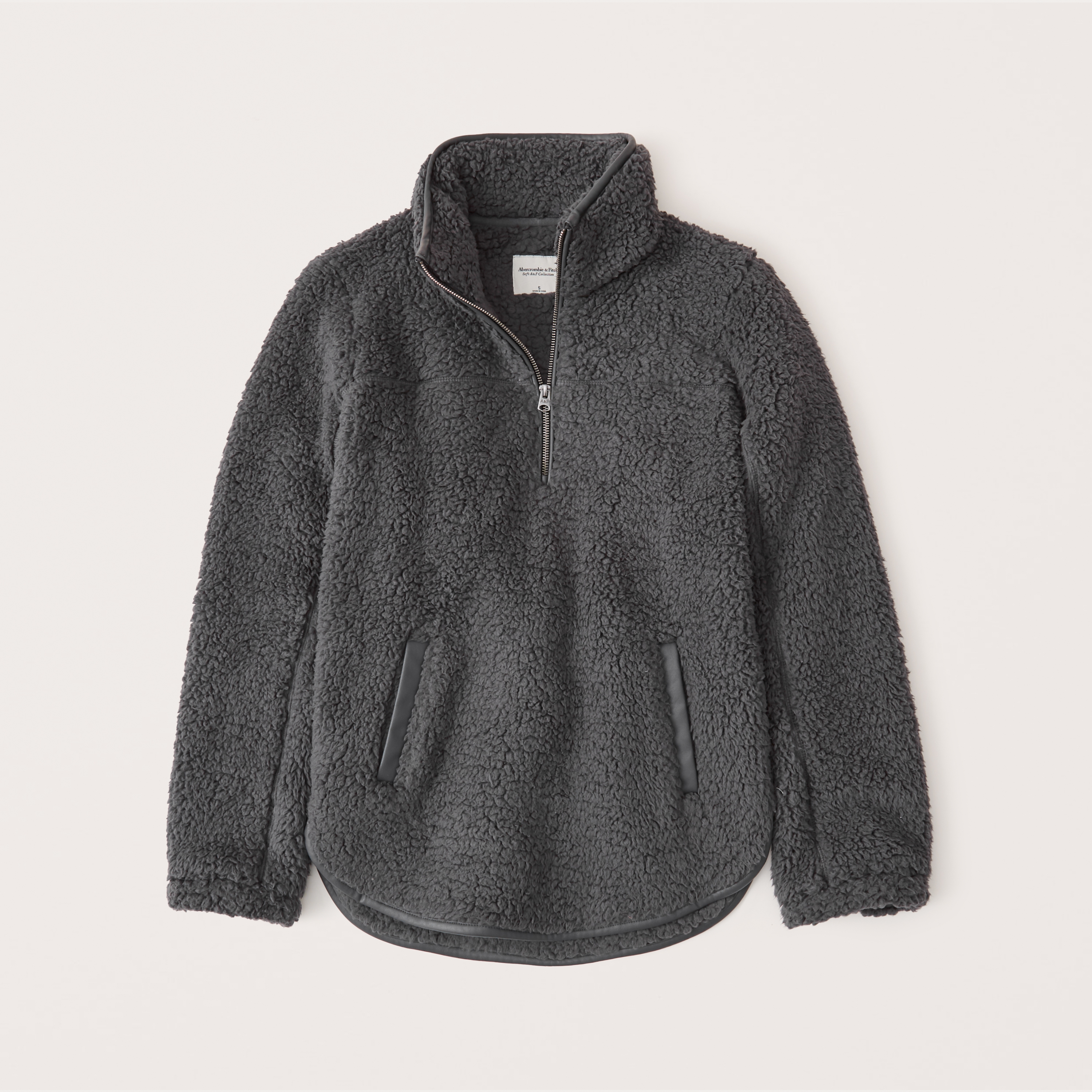 abercrombie and fitch sherpa pullover