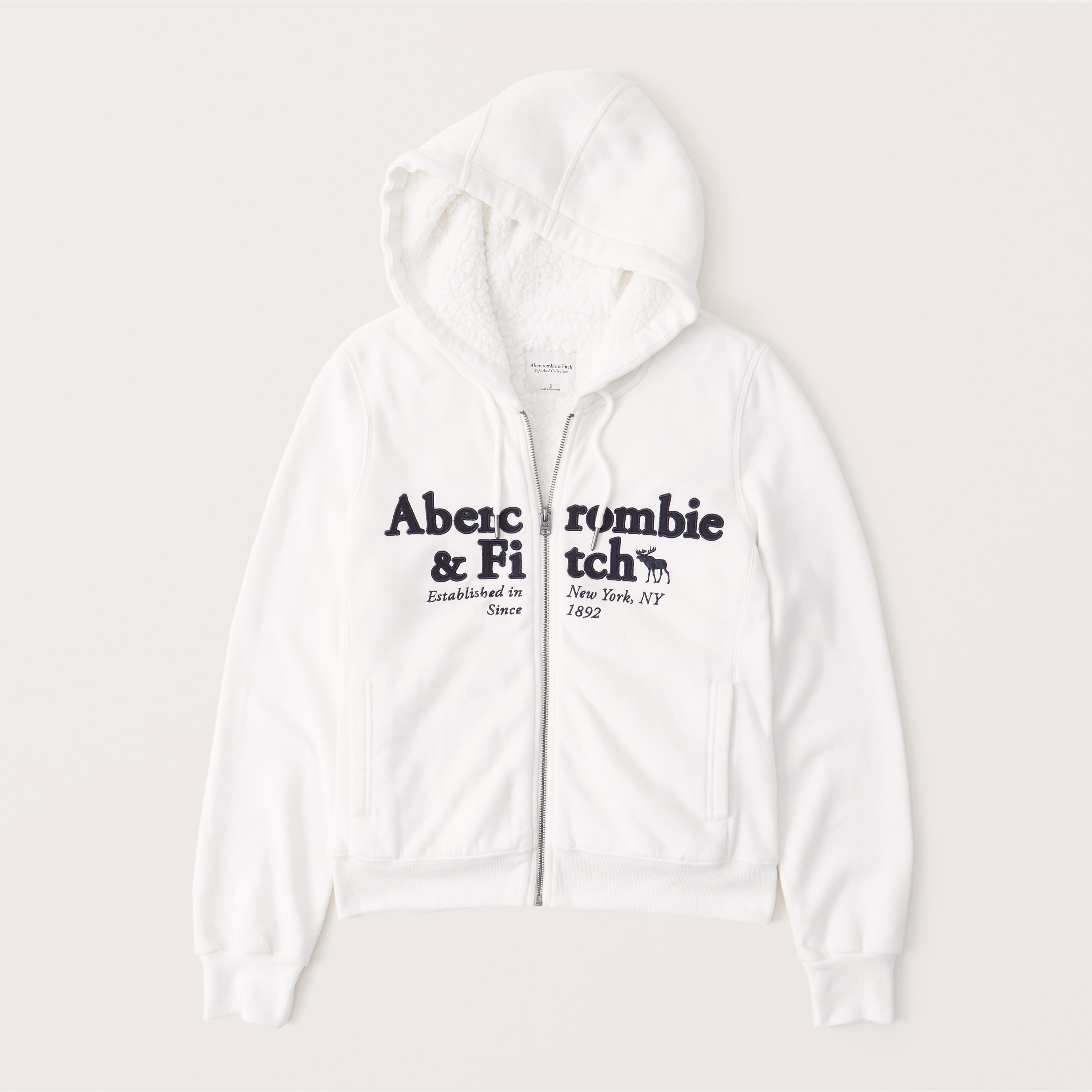 abercrombie mens sherpa hoodie