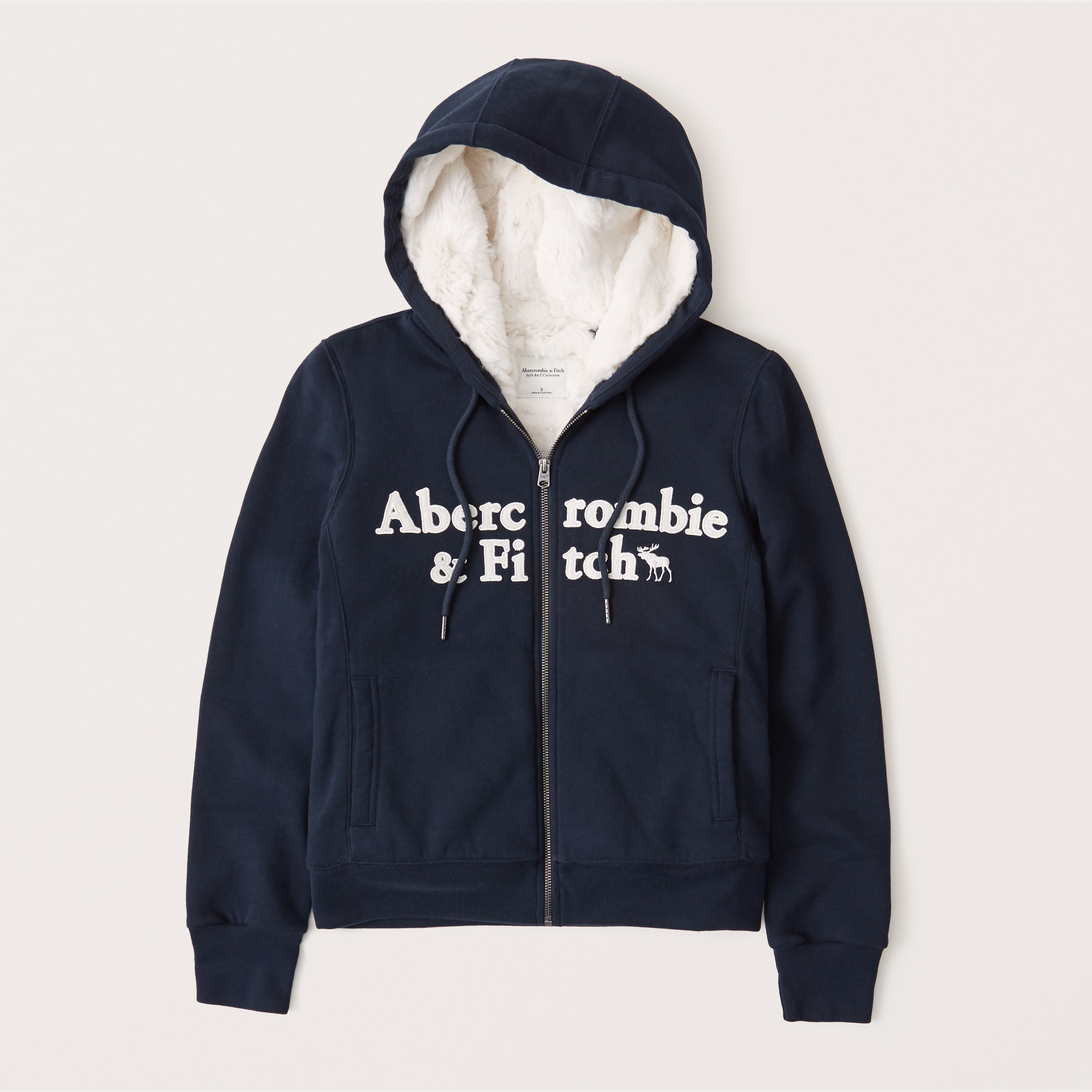 abercrombie fur hoodie