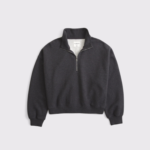 Женские свитеры Abercrombie & Fitch Sunday Half-Zip Fleece