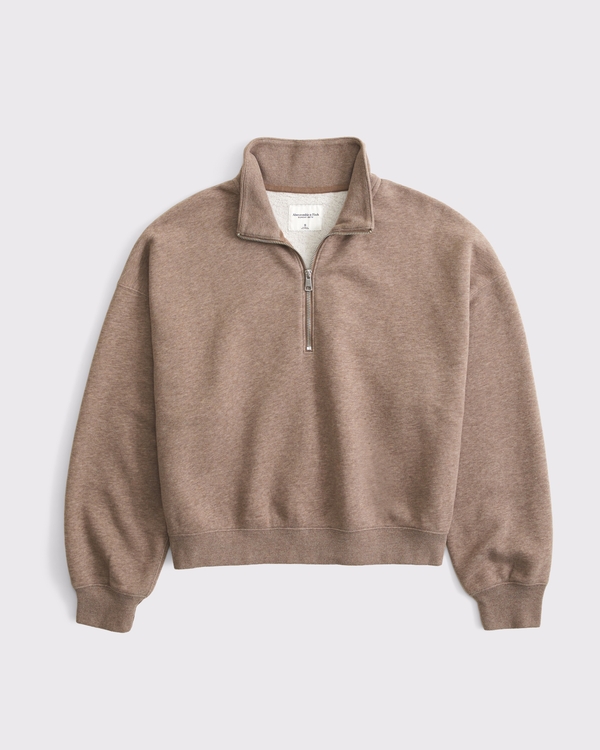 Women's Sunday Half-Zip Fleece | Women's Tops | Abercrombie.com