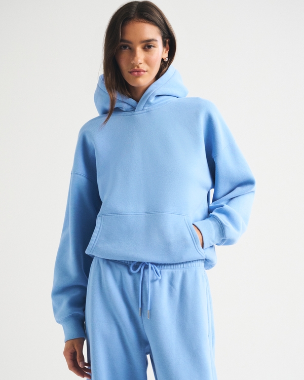 Sunday Popover Hoodie, Blue view 1