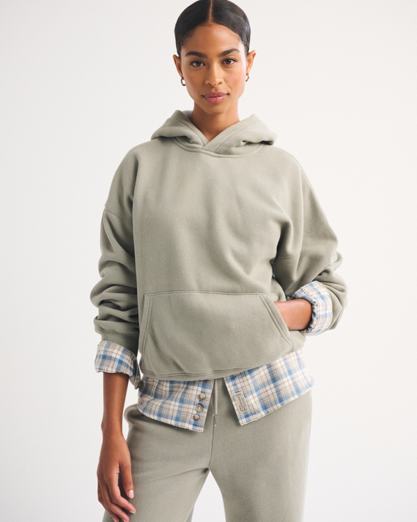 Sunday Popover Hoodie, Gray view 1