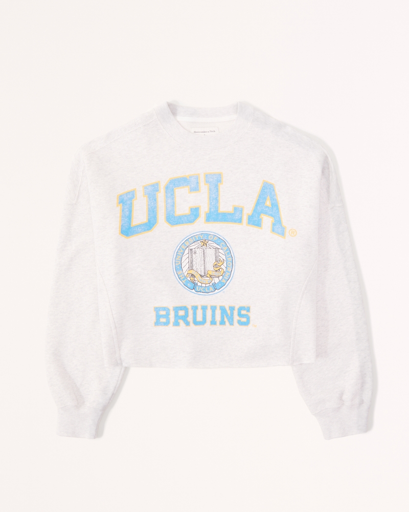 Sudadera con cuello redondo y recortes de UCLA College