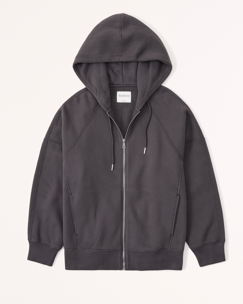 Zip Up Hoodie - Grey