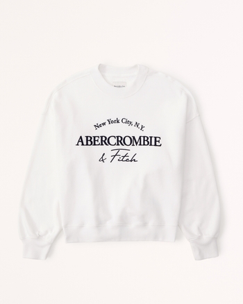 Soft a&f online crew sweatshirt