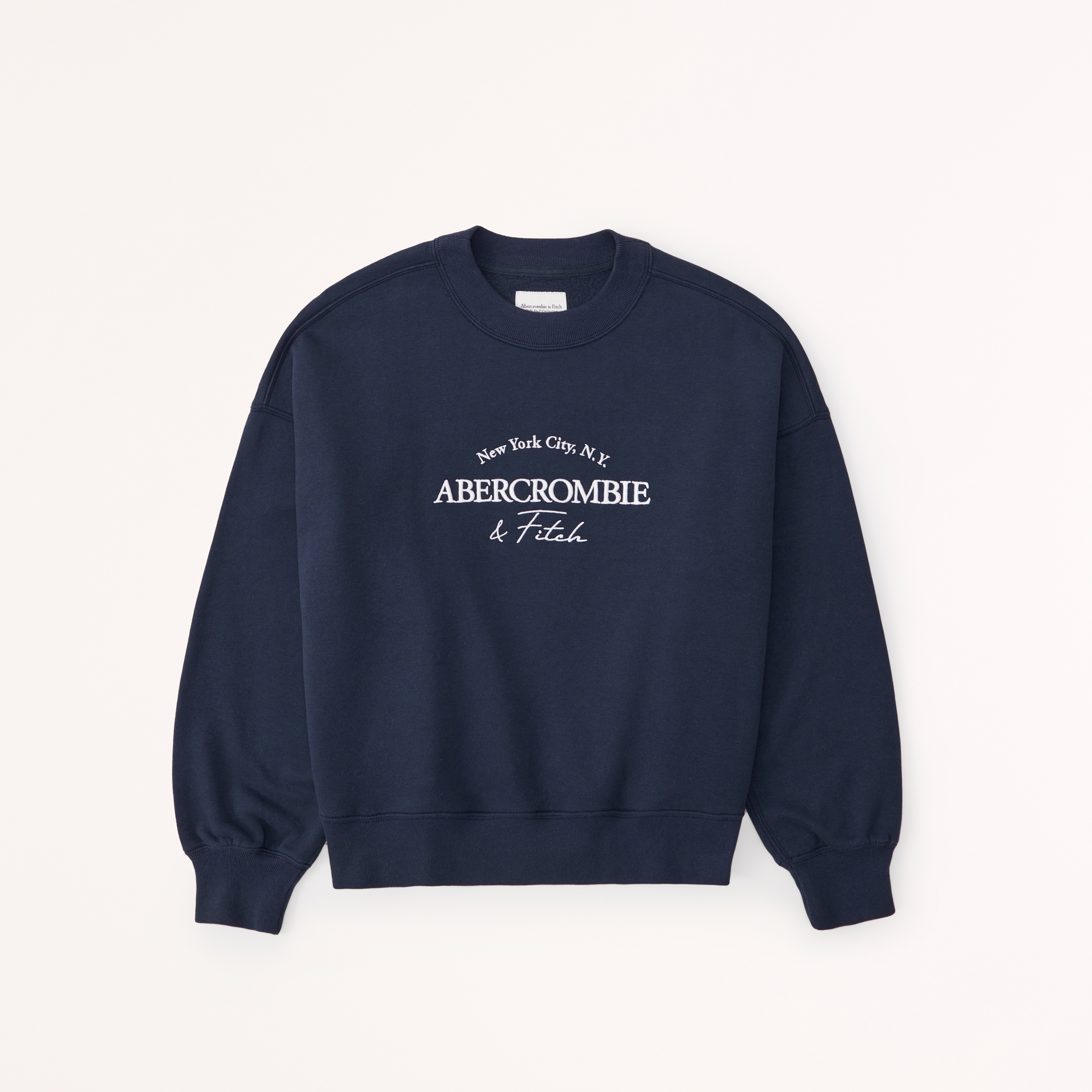 Abercrombie logo sweatshirt best sale