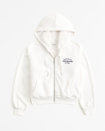 Abercrombie zip cheap hoodie