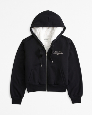 Abercrombie and fitch logo hoodie cheap