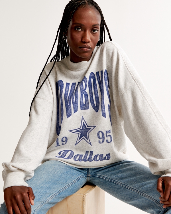 dallas cowboys crew neck sweater