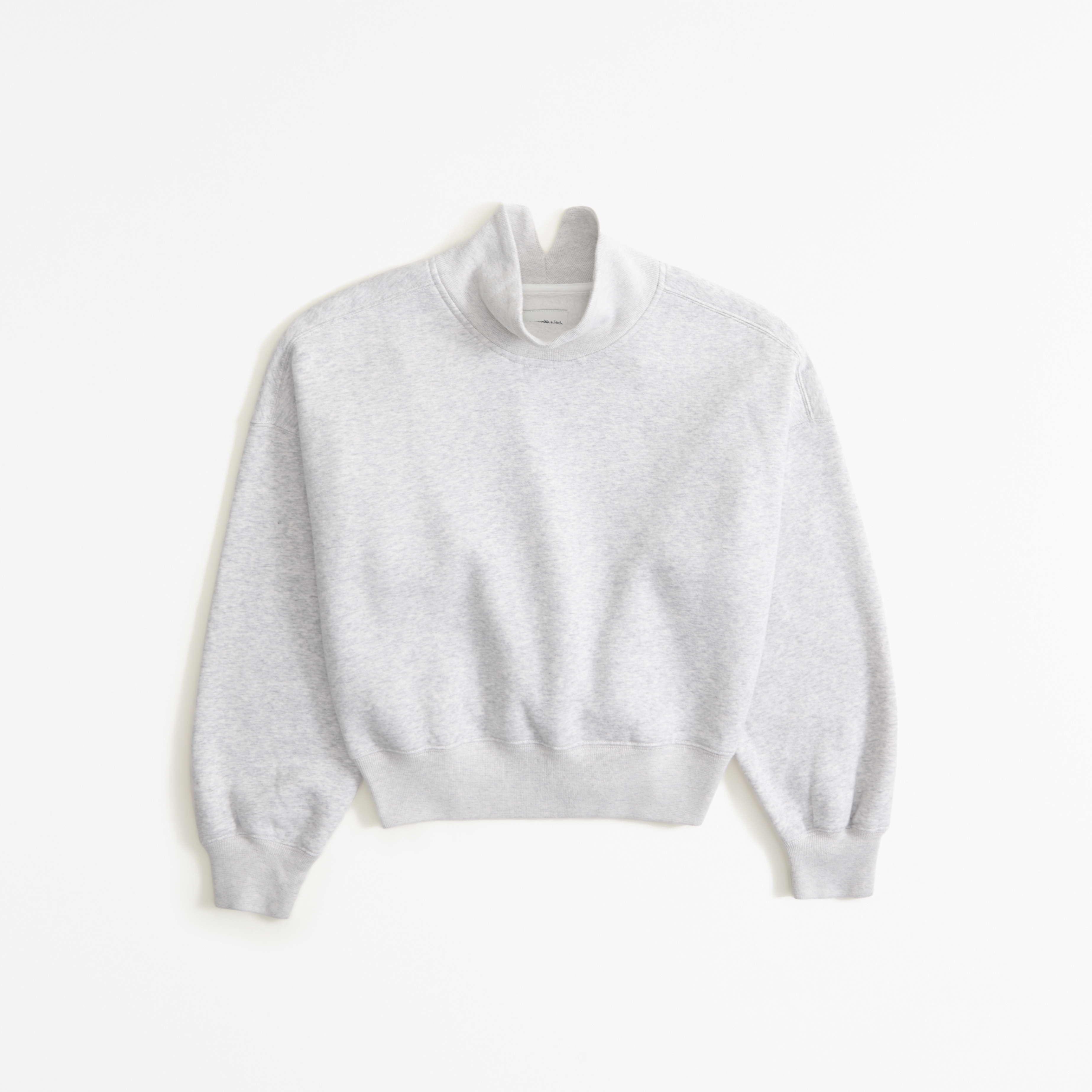 Abercrombie mini mock neck sweatshirt new arrivals