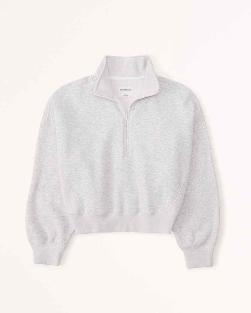 Half zip fluffy discount jumper