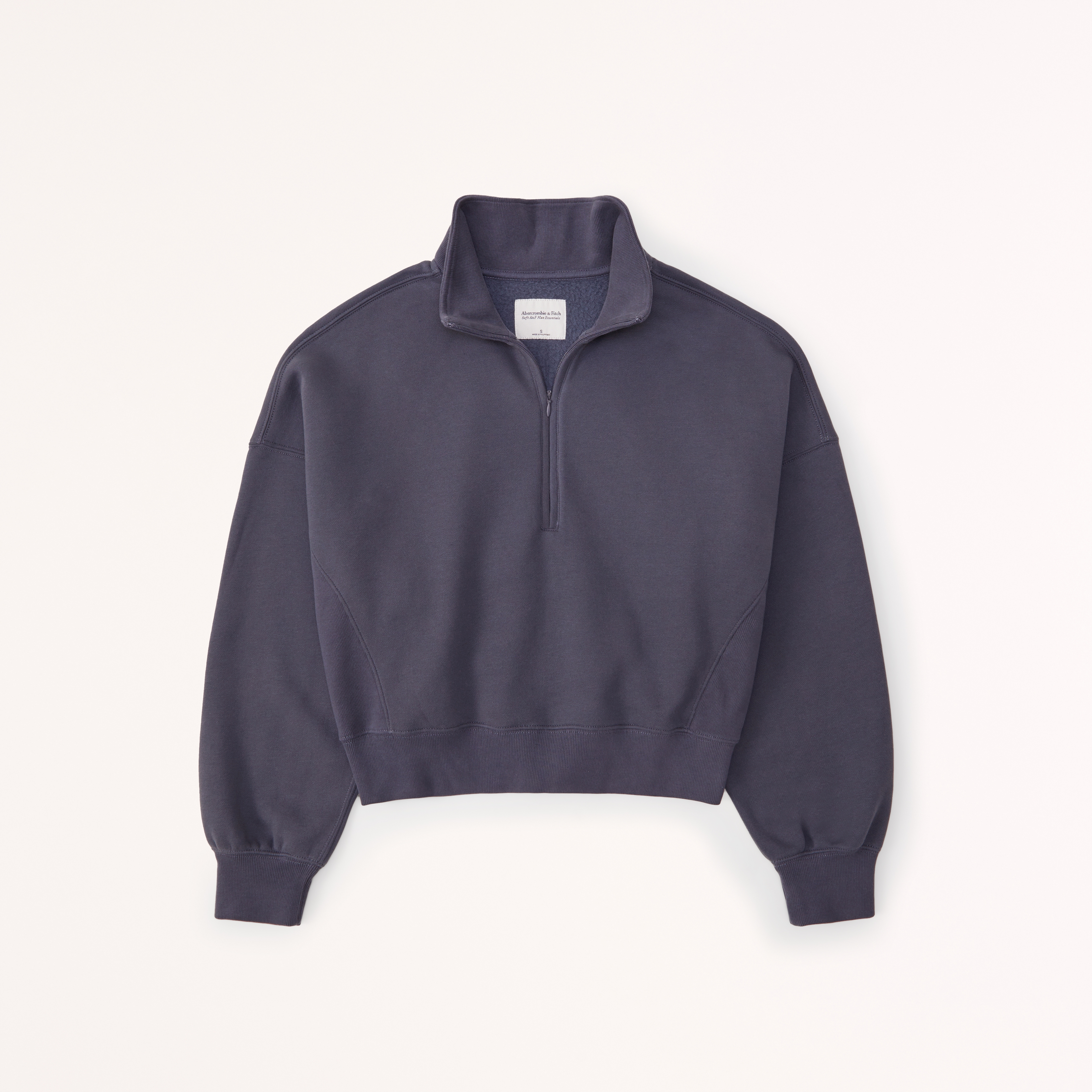 Abercrombie half shop zip sweater