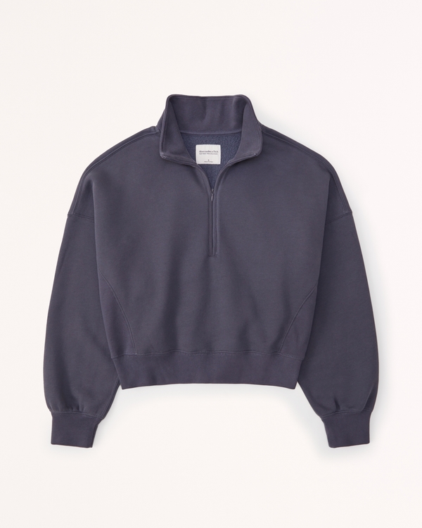 Essential Sunday Half-Zip, Dark Grey