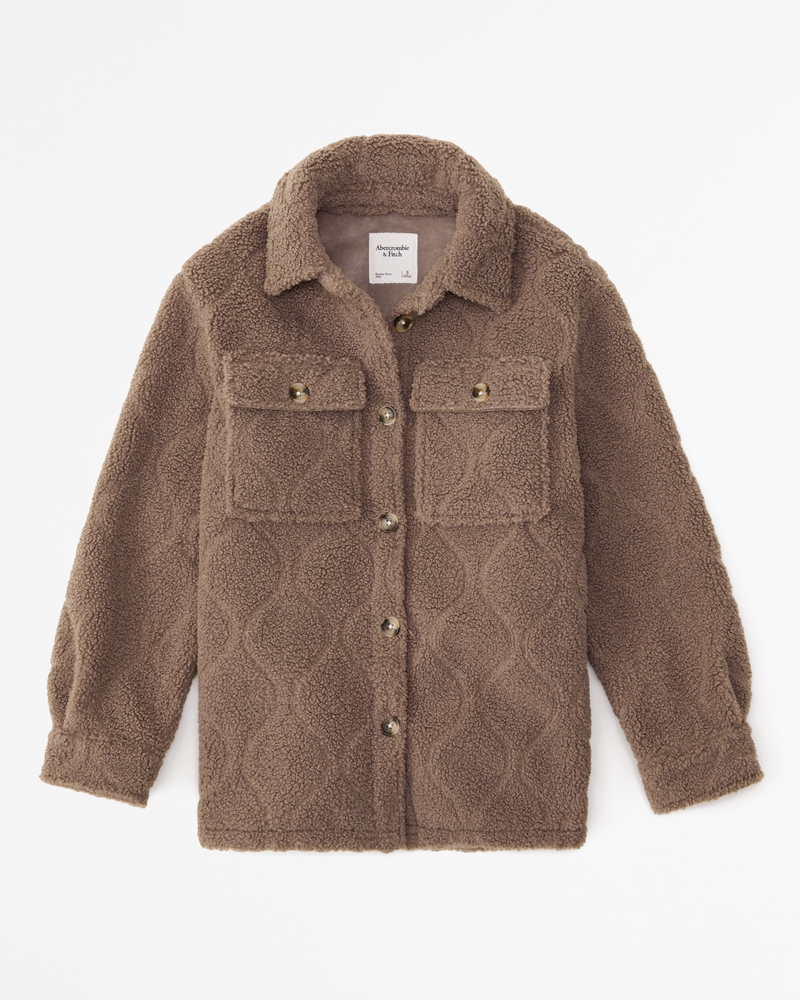 Abercrombie 2025 sherpa coat