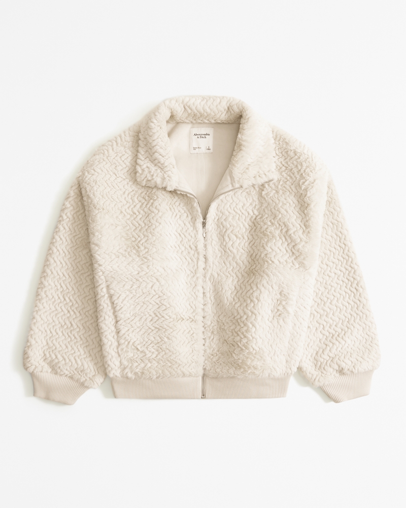 Abercrombie shop teddy jacket