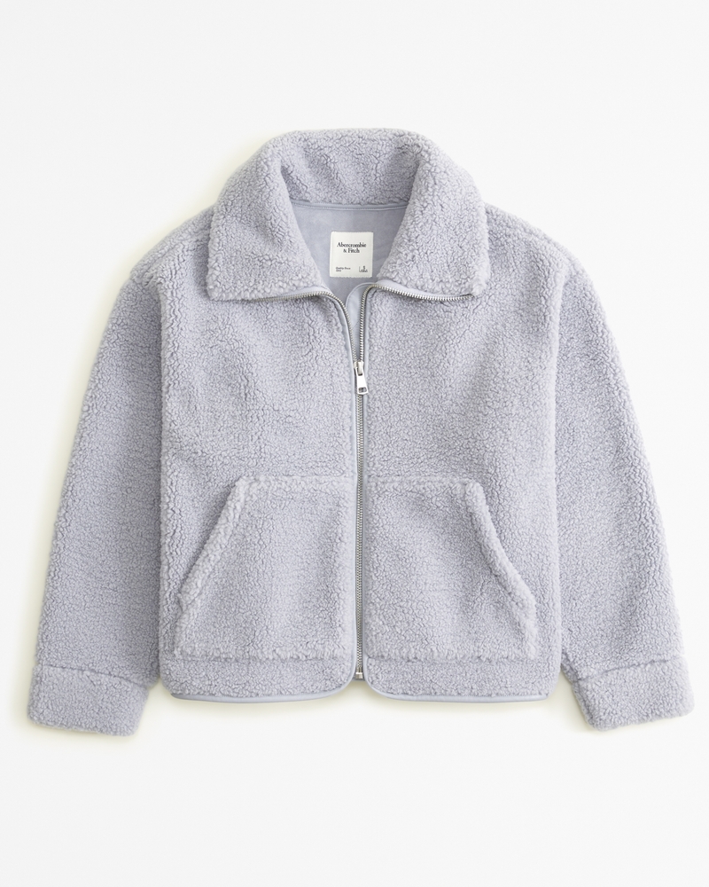 Abercrombie sherpa clearance half zip pullover