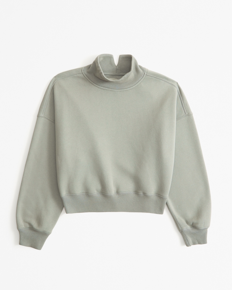 Abercrombie mock neck sweatshirt new arrivals