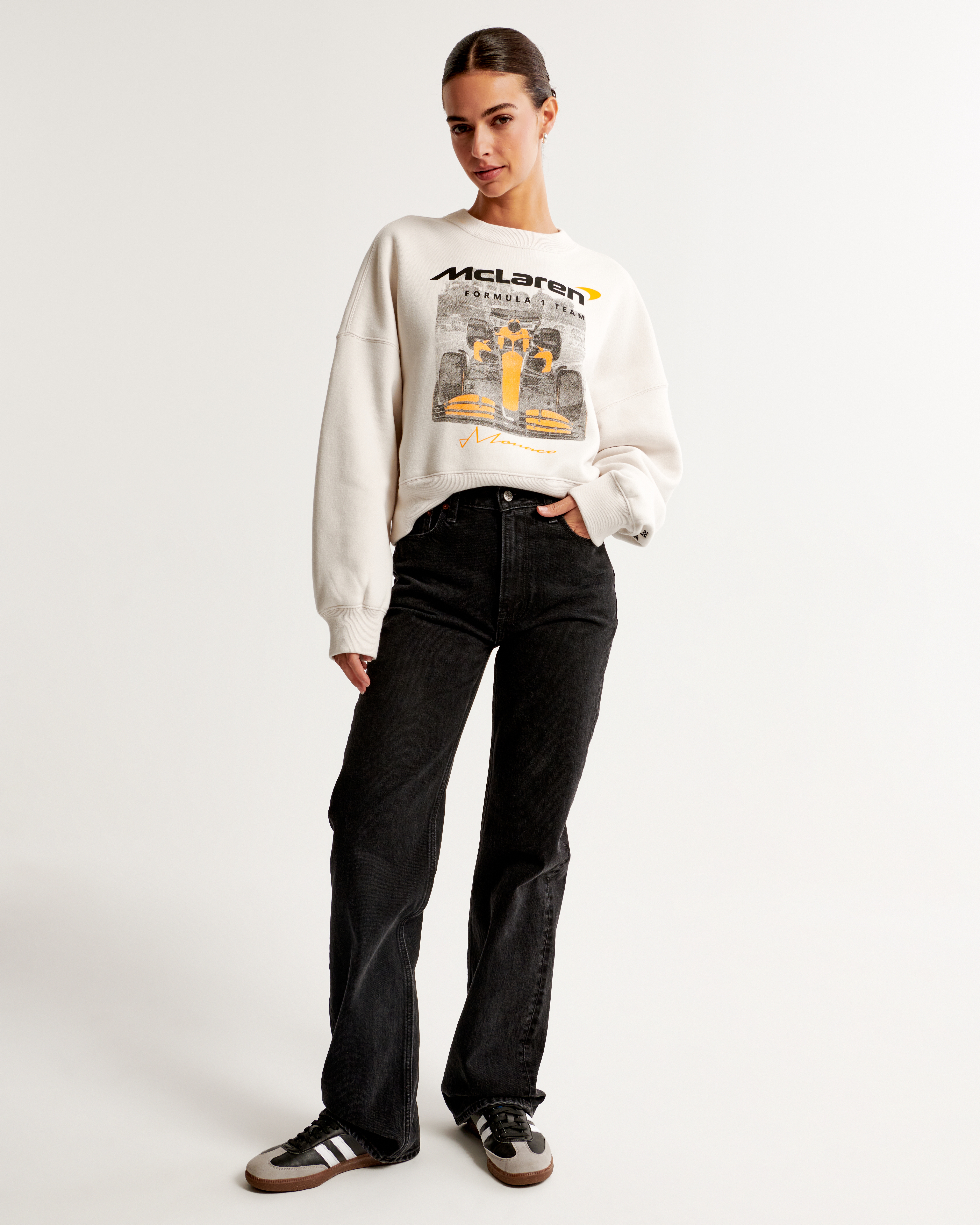 Women's McLaren Graphic Sunday Crew | Women's Tops | Abercrombie.com