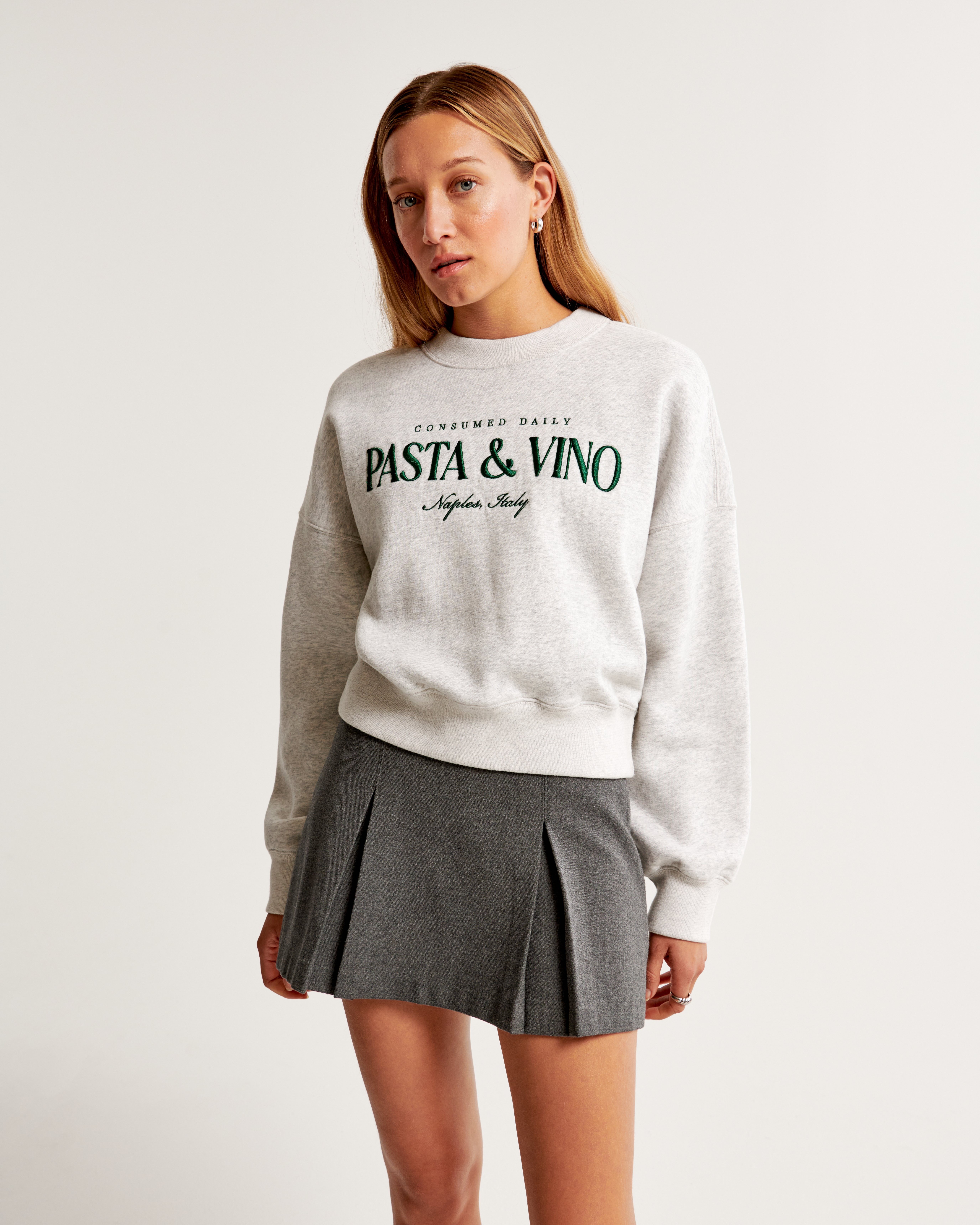 J crew hotsell pasta sweatshirt