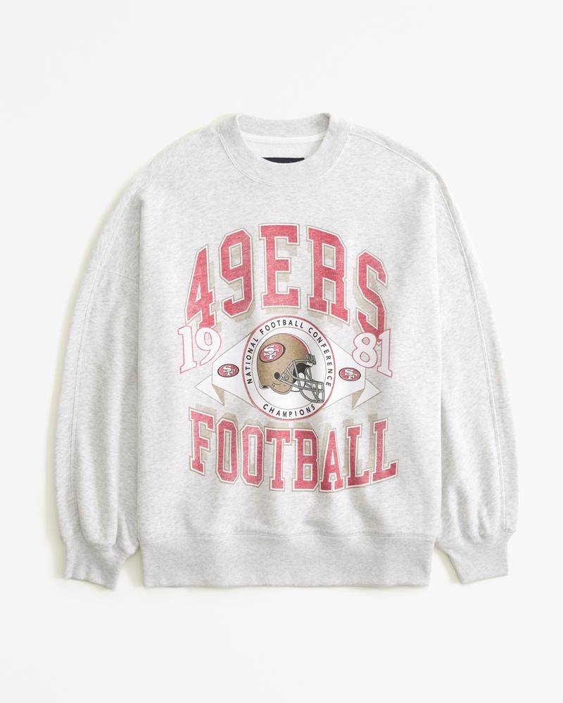 San Francisco 49ers Graphic Oversized Sunday Crew