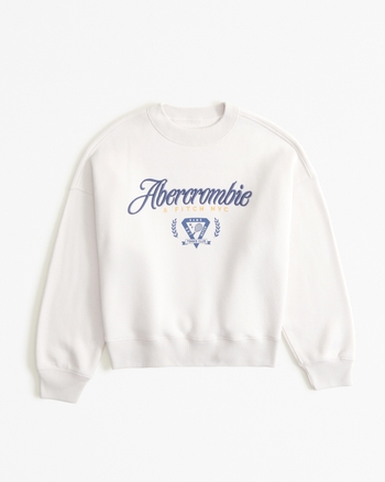 Women's Logo Classic Sunday Crew | Women's Tops | Abercrombie.com