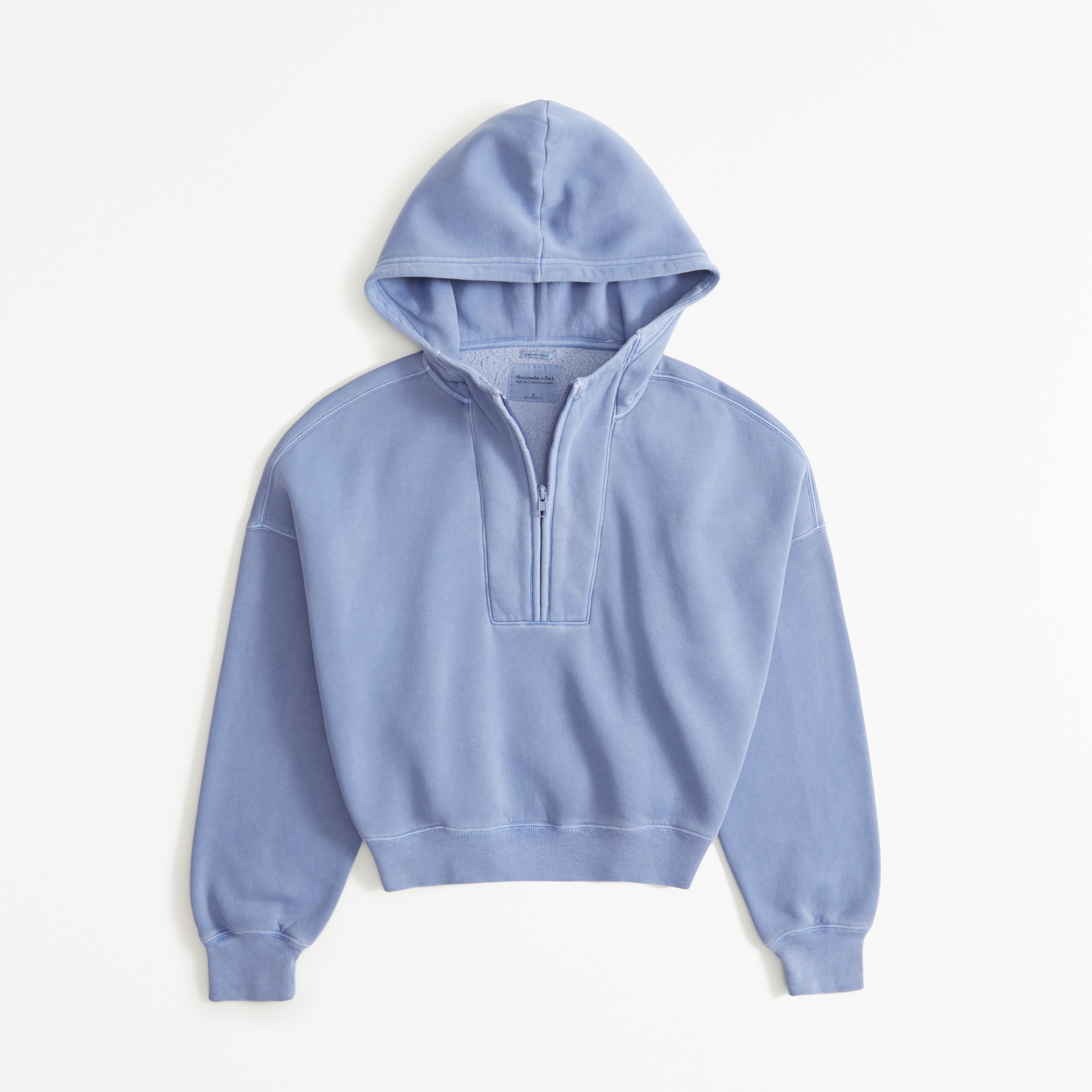 Abercrombie & Fitch Essential Quilted Full-Zip Hoodie