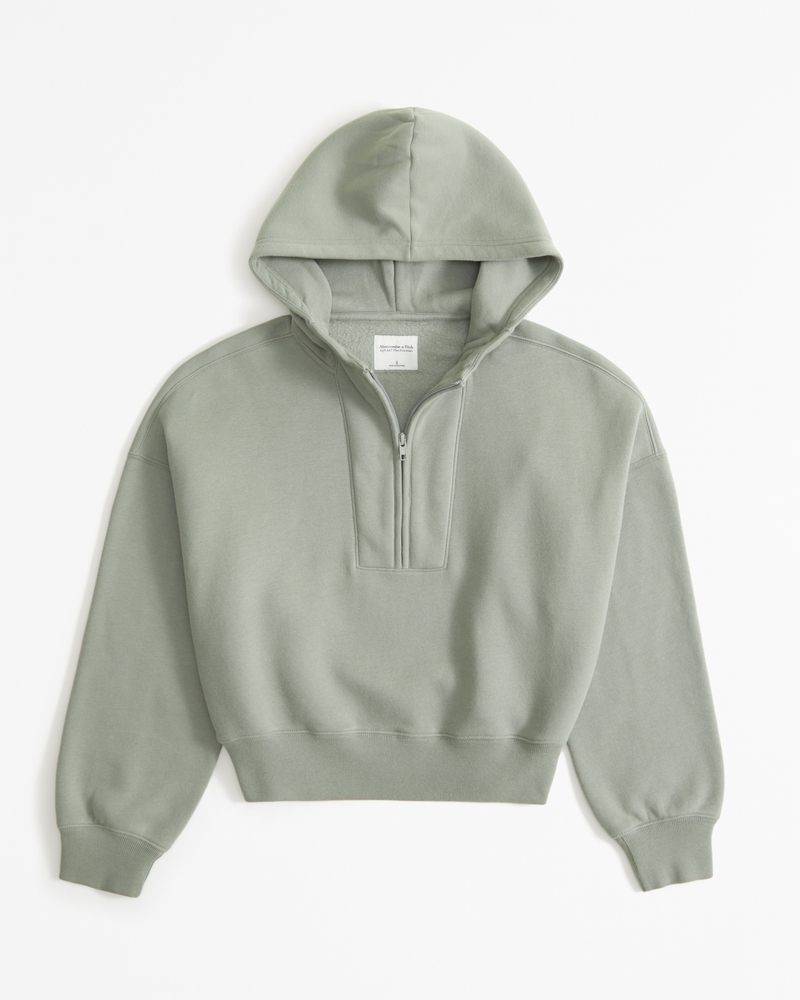 Half hoodie women's on sale