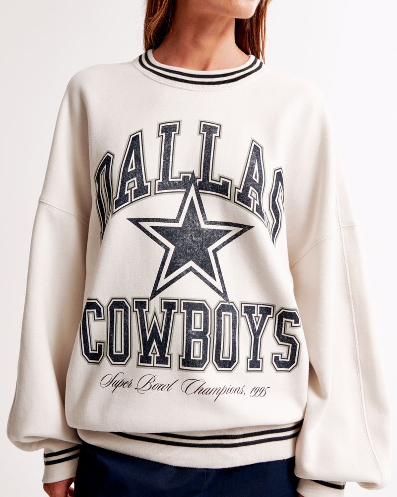 Dallas Cowboys Graphic Oversized Sunday Crew