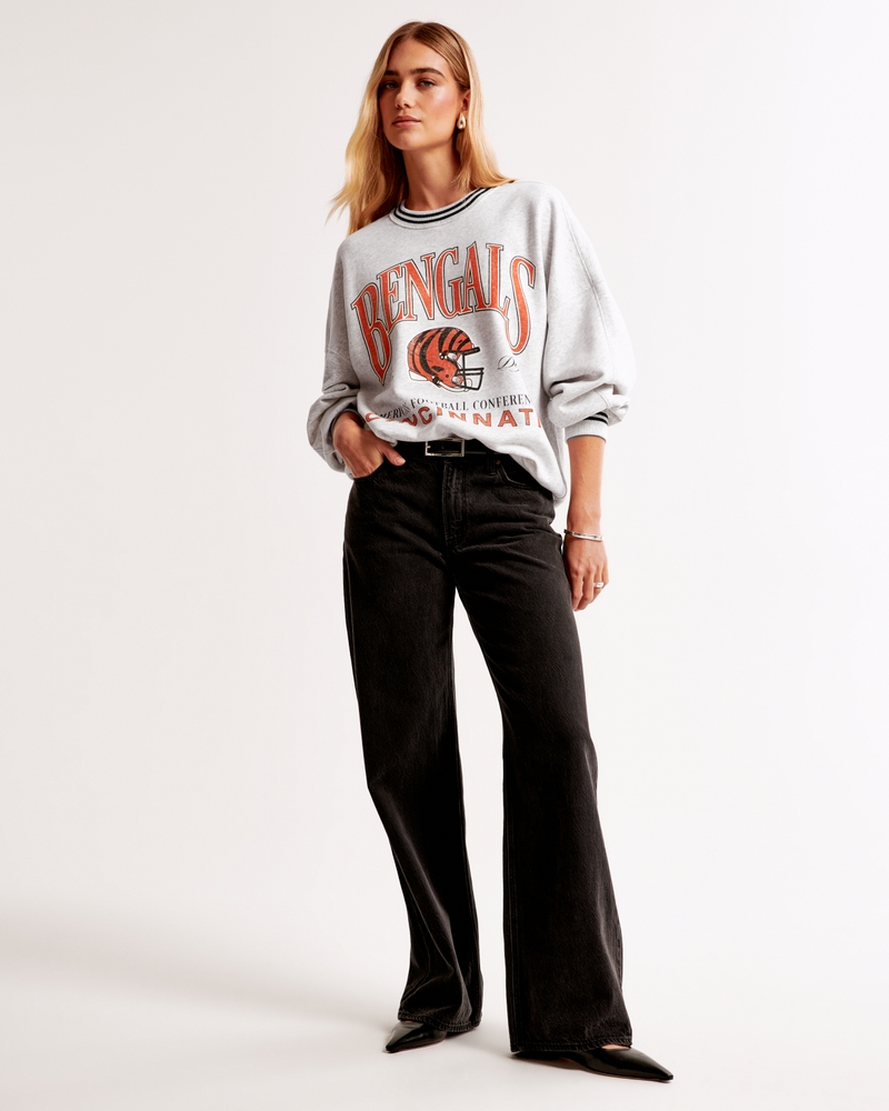 Cincinnati Bengals Graphic Oversized Sunday Crew
