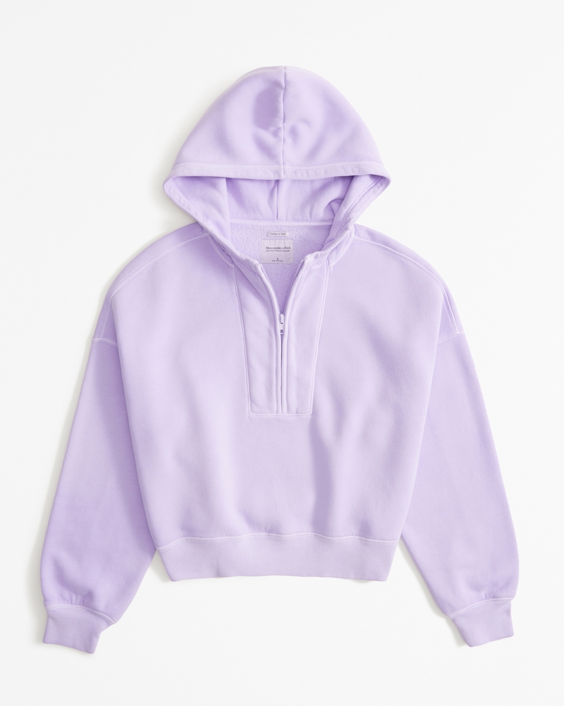 Hooded half clearance zip