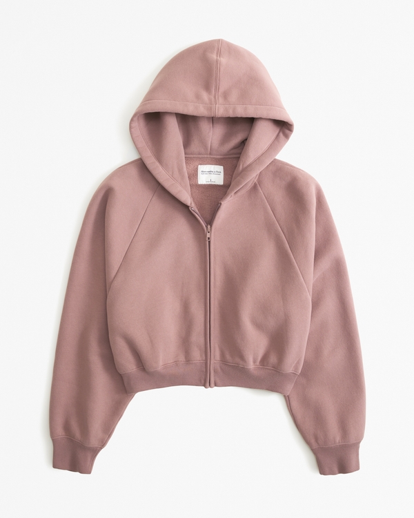 Shrunken Sunday Hooded Full-Zip, Terracotta