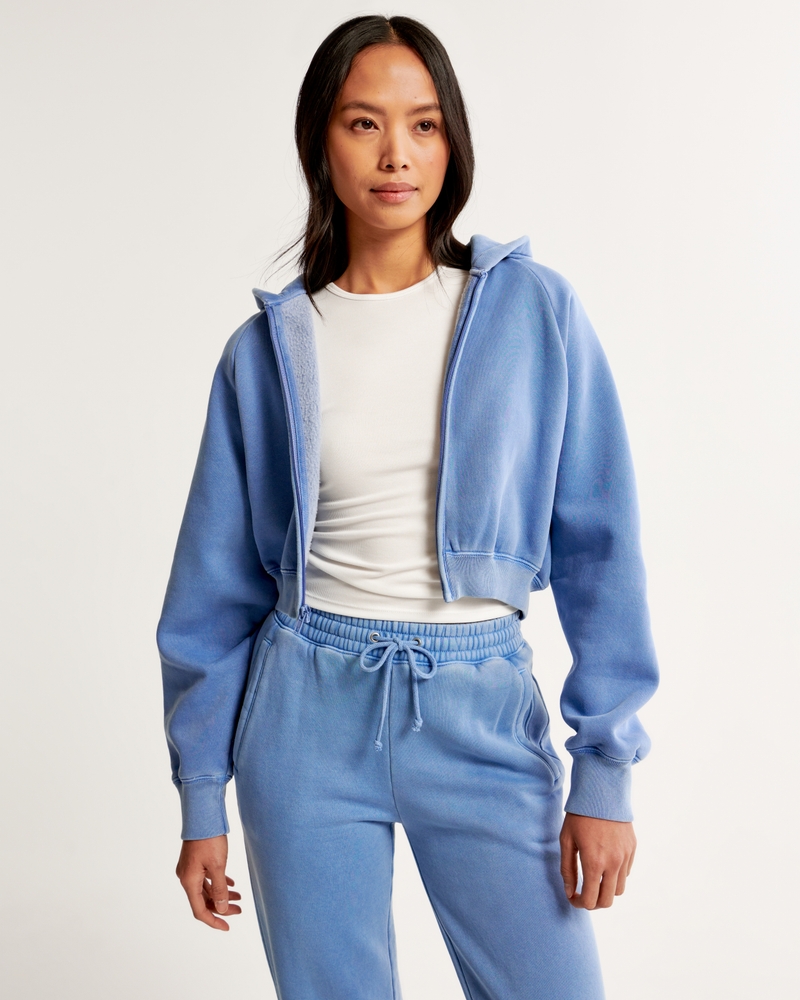 Shrunken Sunday Hooded Full-Zip