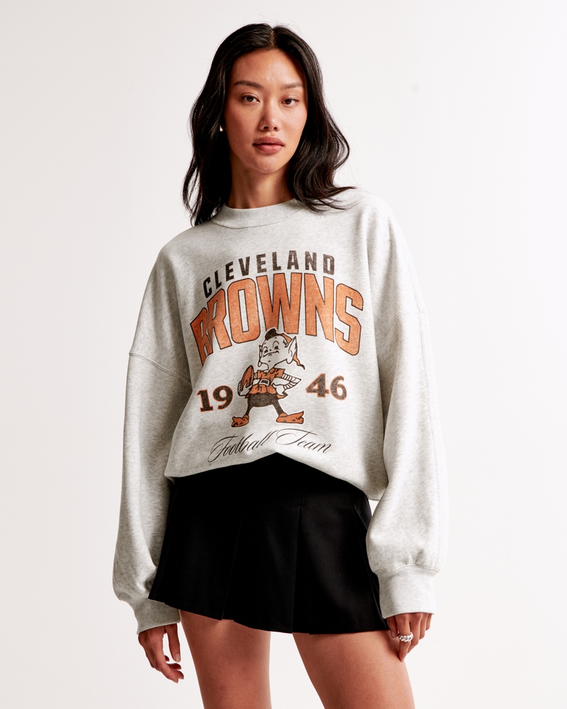 Cleveland Browns Graphic Crew Sweatshirt