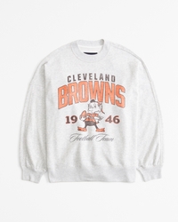 Cleveland Browns Graphic Oversized Sunday Crew
