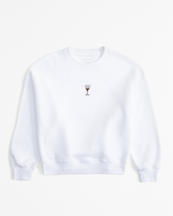 Women's Embroidered Graphic Classic Sunday Crew | Women's Clearance ...