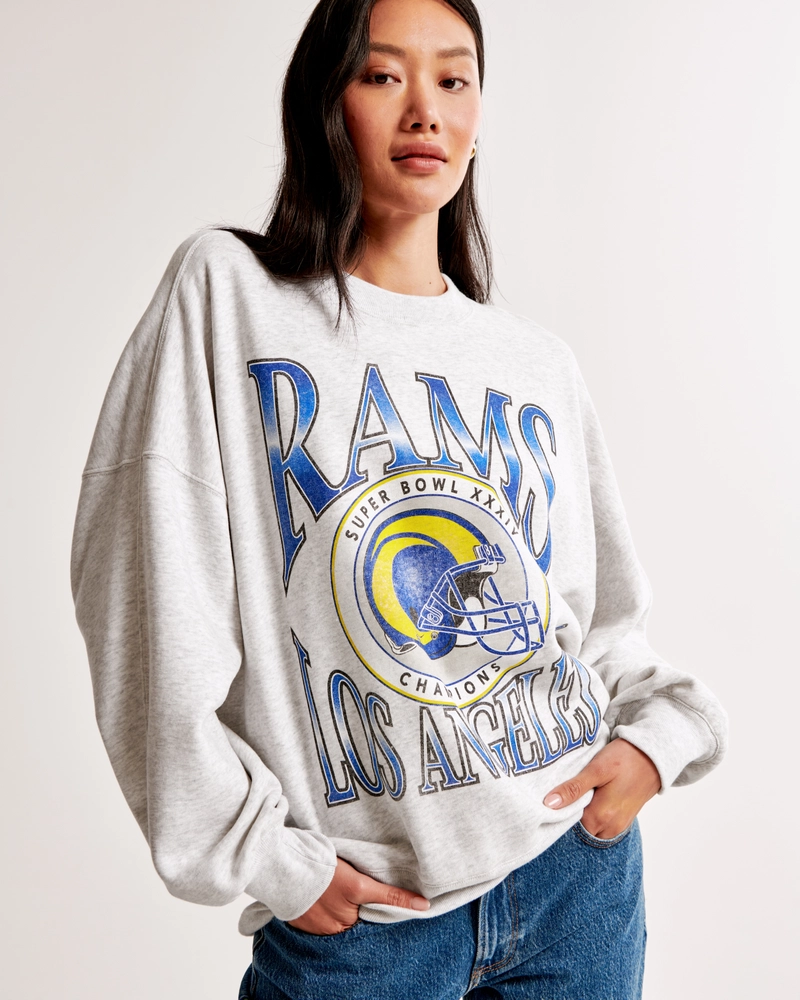 Los Angeles Rams Graphic Oversized Sunday Crew